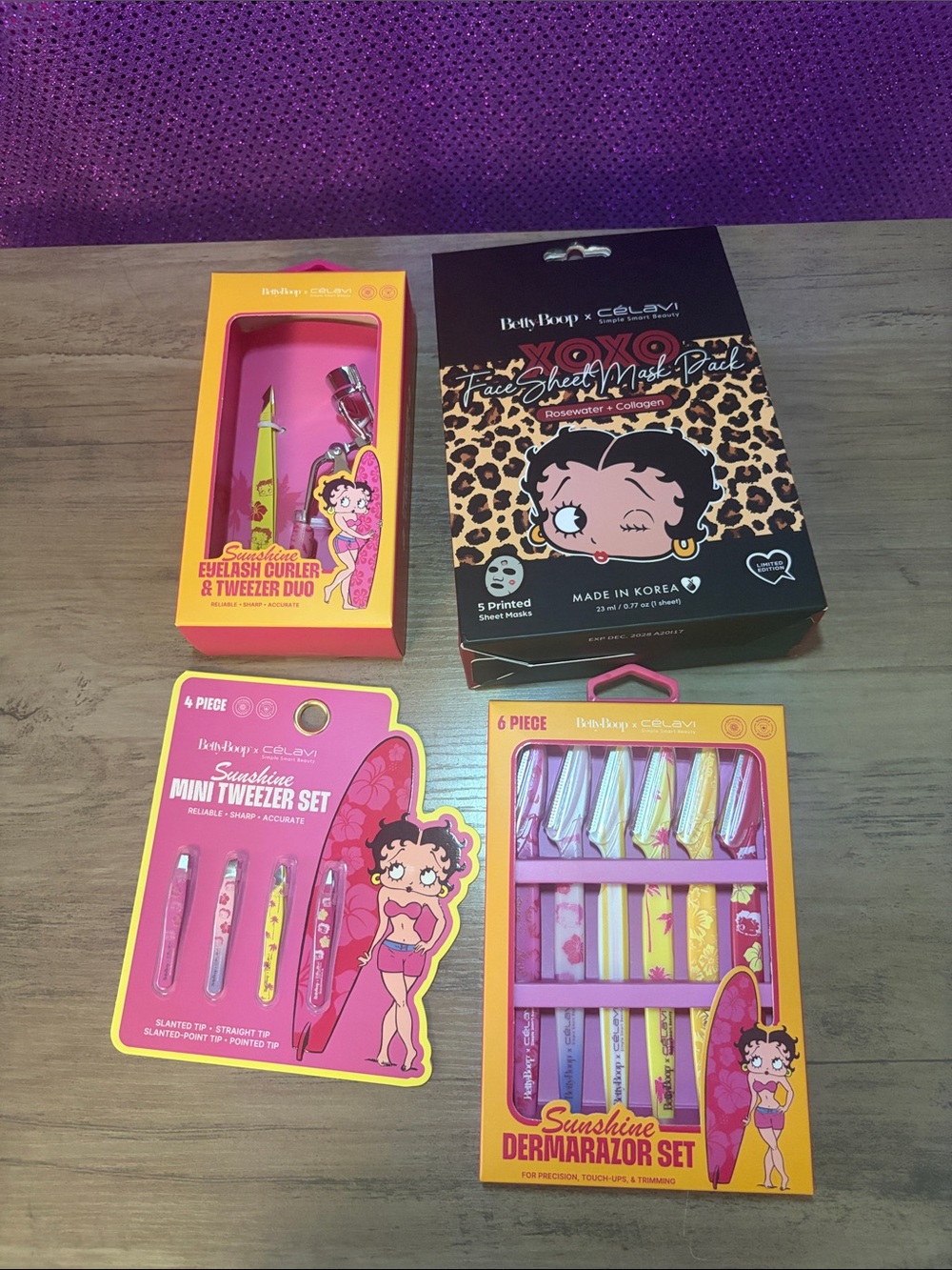 🆕💜 Betty Boop 10 Piece Beauty Bundle NWT Gift Set